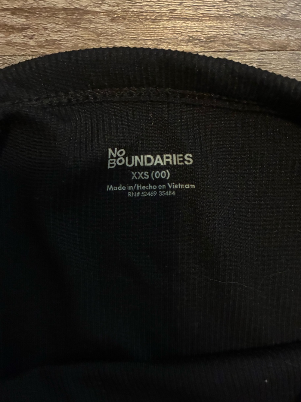 2 Black Ribbed Tank tops - Picture 3 of 3
